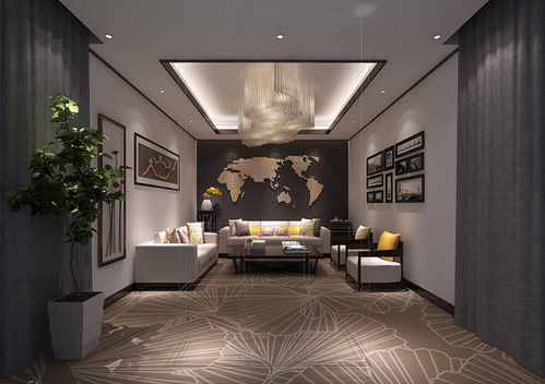 投資管理公司辦公室裝修設計效果圖